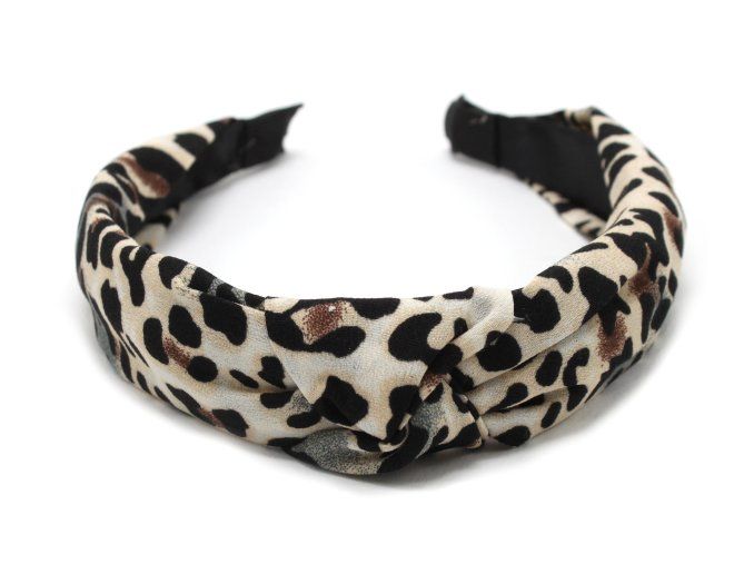 Čelenka s leopardím vzorem